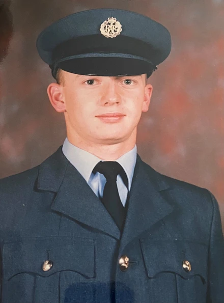 Dyer1 Al as a young man in his RAF uniform.