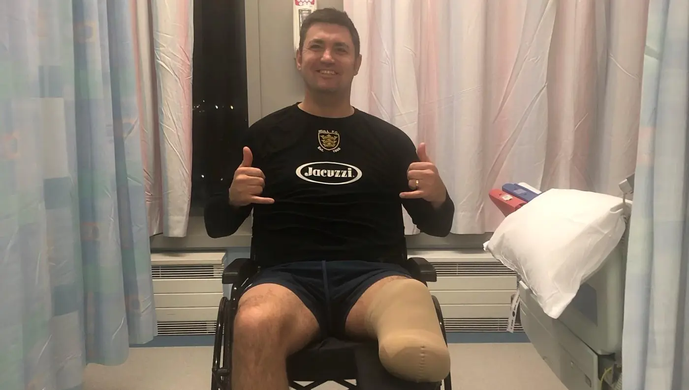 Jon after his operation Jon after his operation