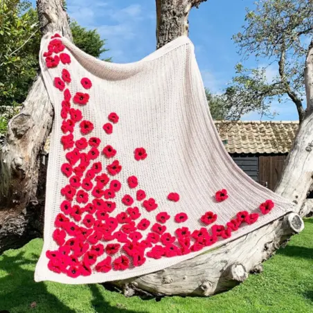Poppy blanket_crochet