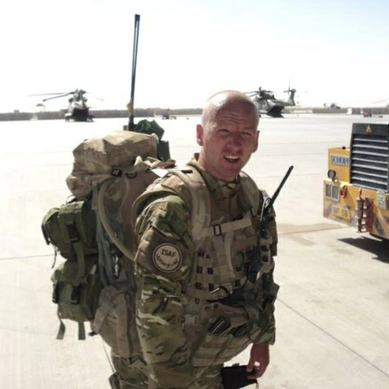 Duane Gardner in uniform Duane Gardner in uniform