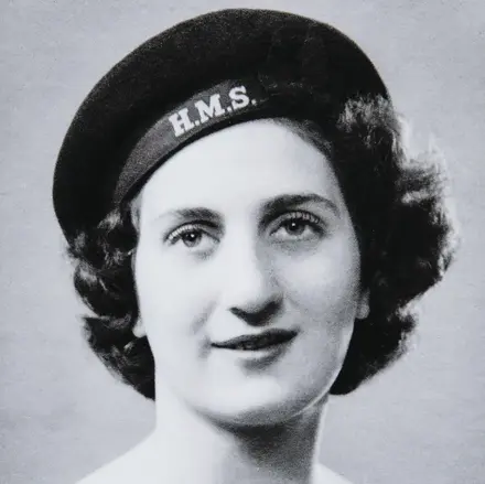 Marie Garcia in 1944 on HMS Victory