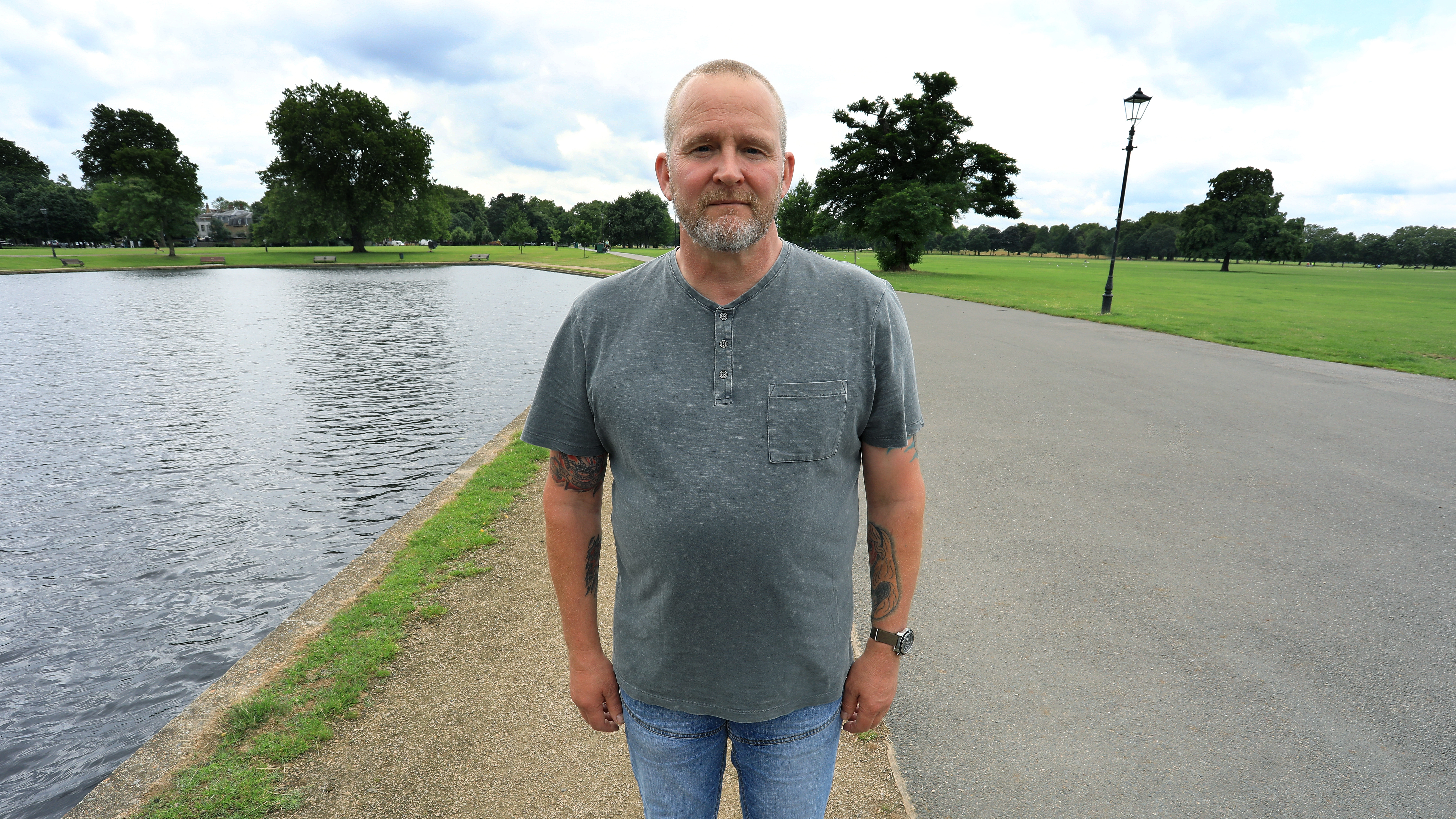 Matt Wightman standing in a park