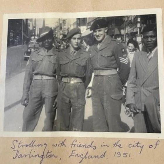 Michael Adjivon in Darlington 1950s Michael Adjivon in Darlington 1950s