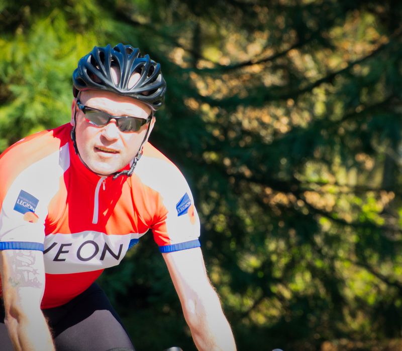 allen_horrigan_on_bike Allen Horrigan cycling