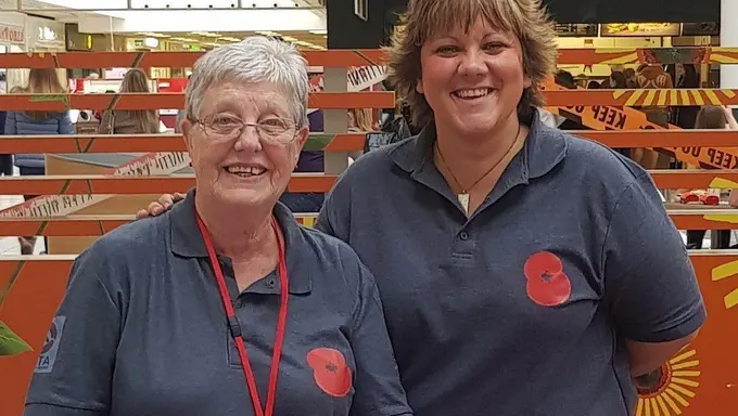 Poppy Appeal volunteer Sian Cameron