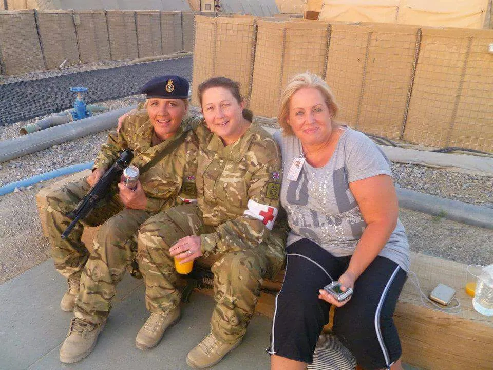 Stacey on tour in Afghanistan