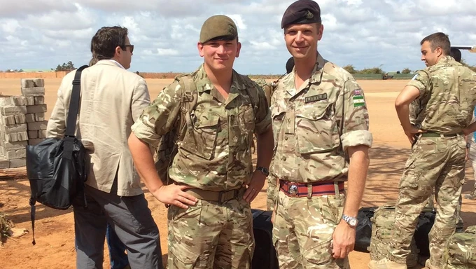 Steve Little on deployment in Nigeria Steve Little on deployment in Nigeria