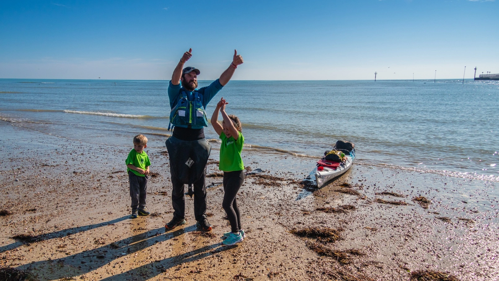 Veteran Dan Smith and family