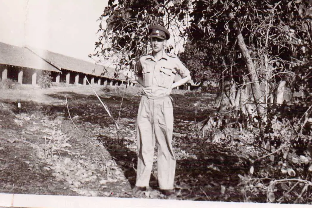Roy Cockburn in India 1946
