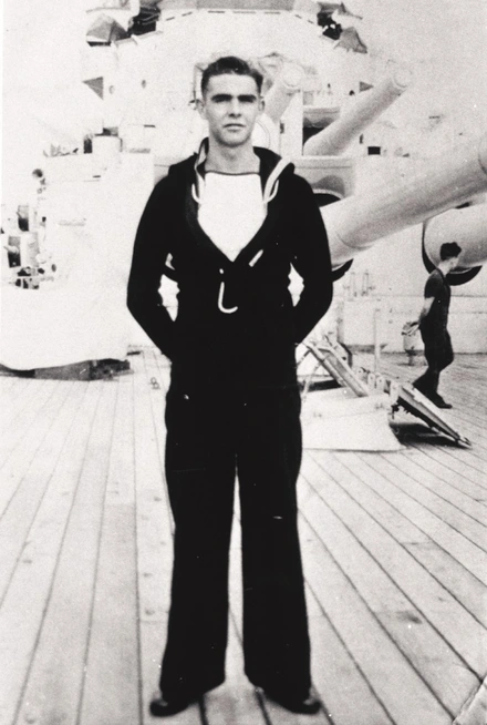 Sean Connery during his time in the Navy