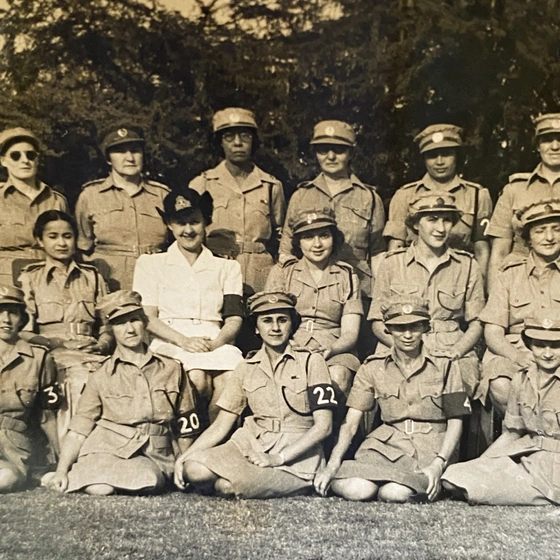 Sylvia Manasseh in the Women’s Auxiliary Corps Sylvia Manasseh in the Women’s Auxiliary Corps