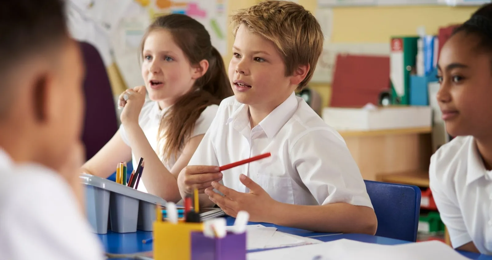 Children in classroom Children in classroom