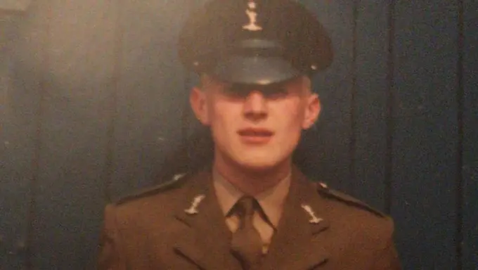 Terry Barnett in Army uniform