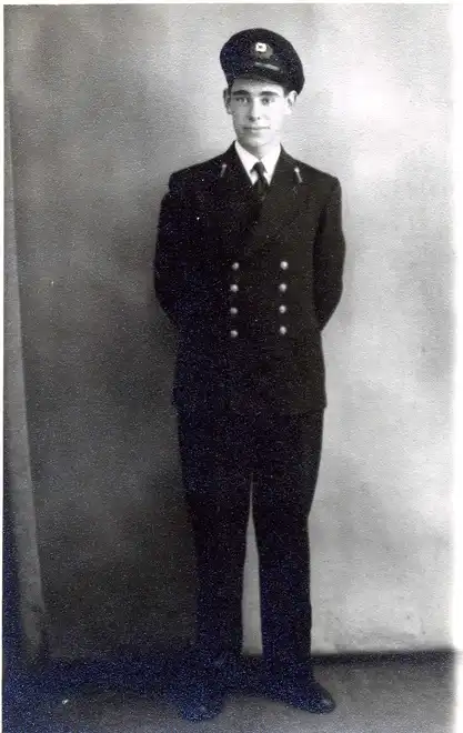Dag Pike in merchant navy after war