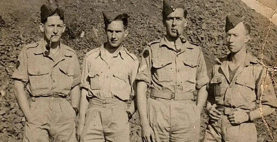 Alan McQuillin in India 1945