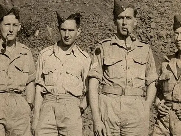Alan McQuillin in India 1945