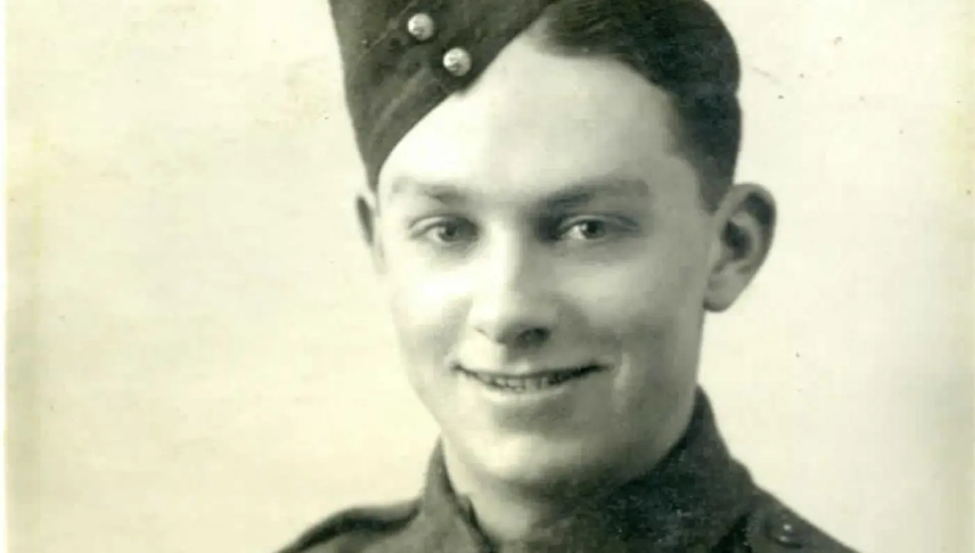Stanley Topham in uniform before the war Stanley Topham in uniform before the war