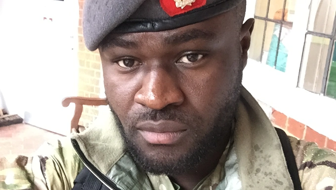 Ben Poku in uniform