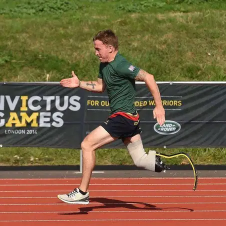 Stories_World_Record_Andy_Hero Veteran Andy competing in the Invictus Games trials