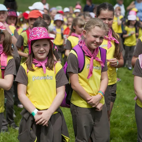 A group of girlguides