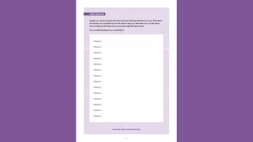 Creative Writing - Poem Template