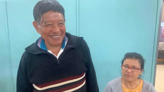 Stories_ganga Ganga at the weekly Gurkha veterans group sessions