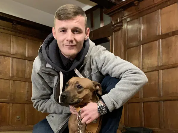 Stories_leonandmisty Leon and his dog misty