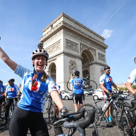 Cyclists @ Pedal to Paris 2022 - Day 4
