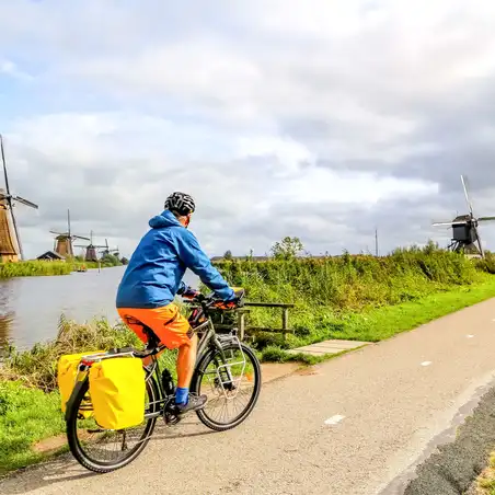 Cyclist - Netherlands Liberation Trail Cyclist - Netherlands Liberation Trail