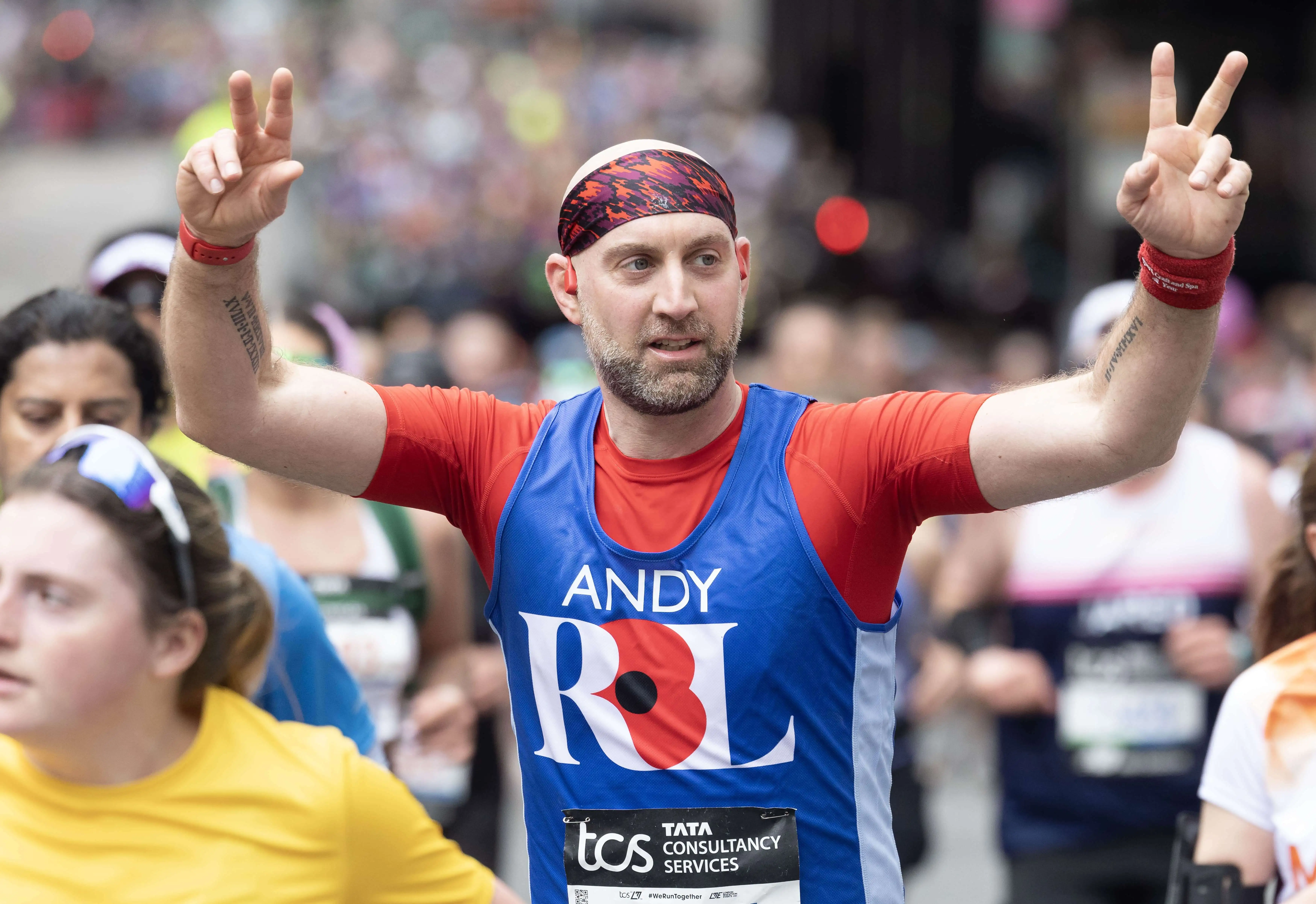 Participant at RBL London Marathon 2024