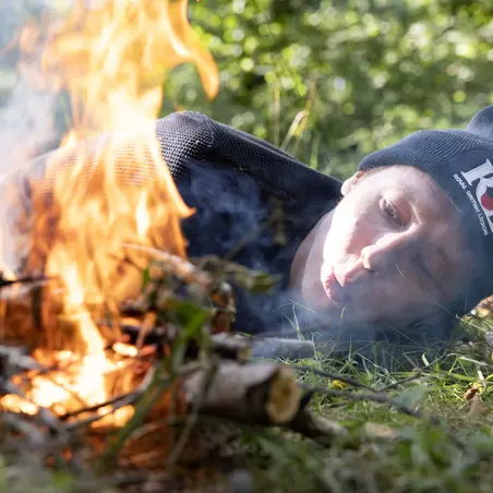 Starting a fire - Survival Challenge - 100 Starting a fire - RBL Survival Challenge