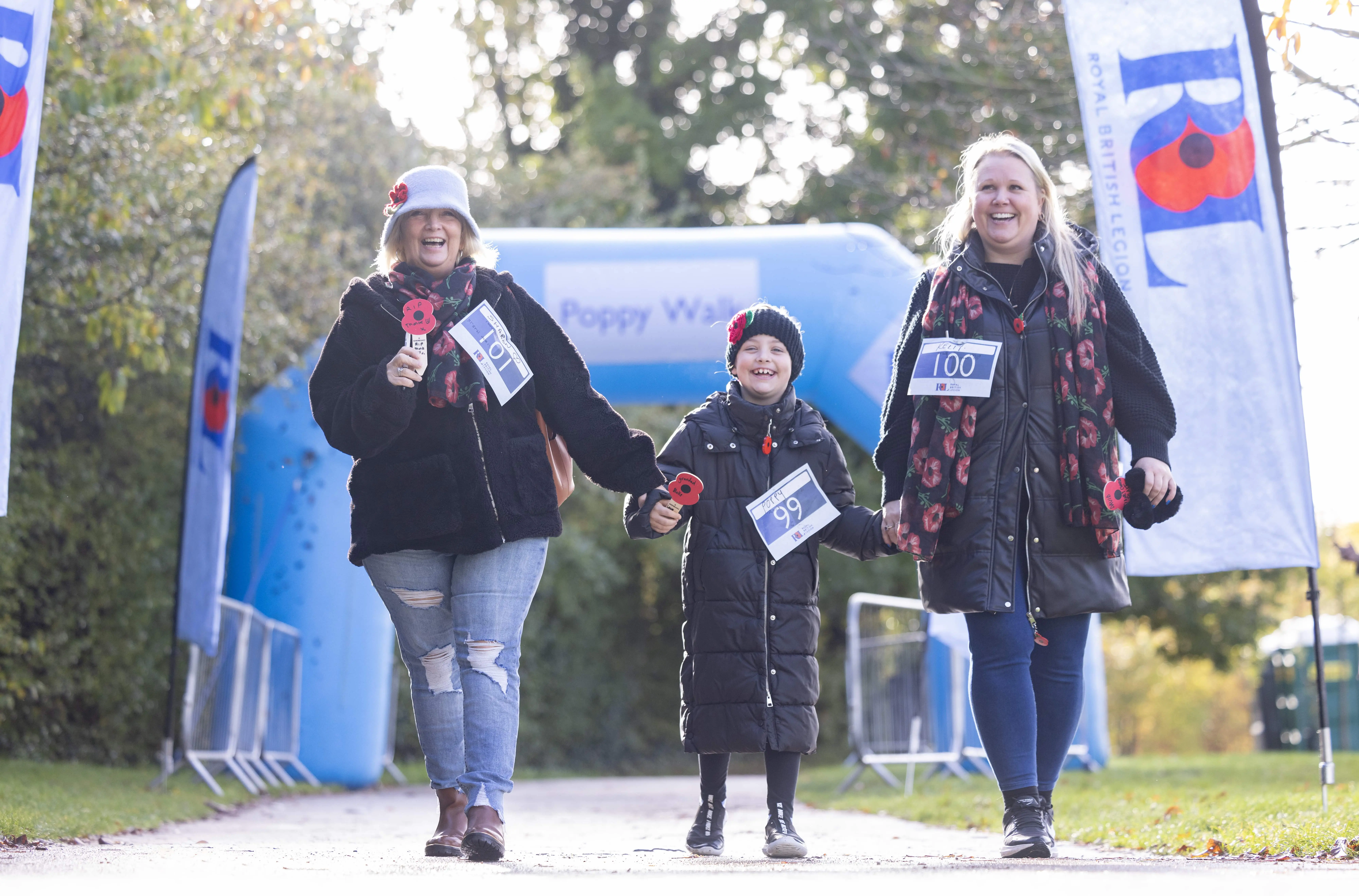 Three Participants Poppy Walk London 2023