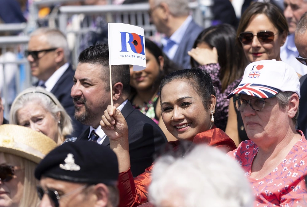 RBL member at Trooping the Colour event