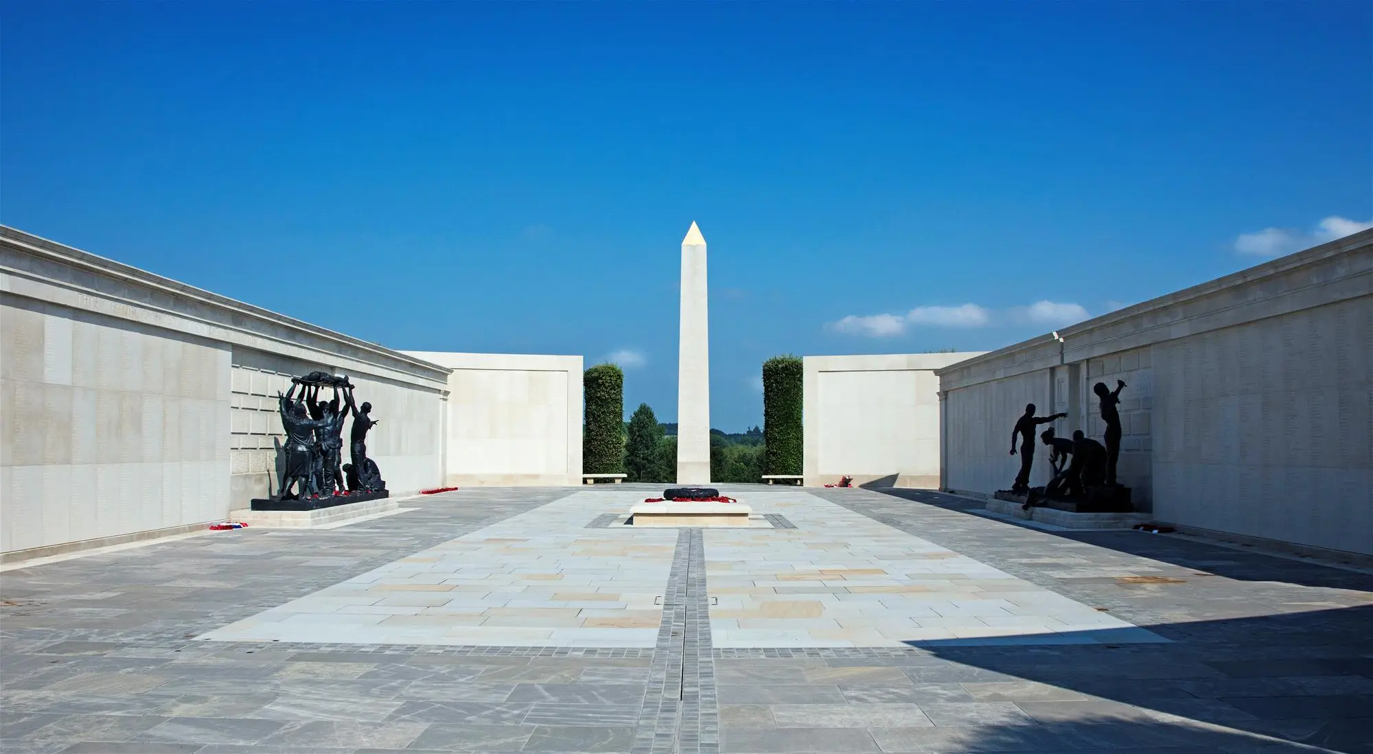A memorial at the National Memorial Arboretum