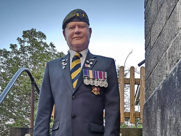 Jan Collier, an army veteran helped by RBL after Covid-19 severely disrupted his life.