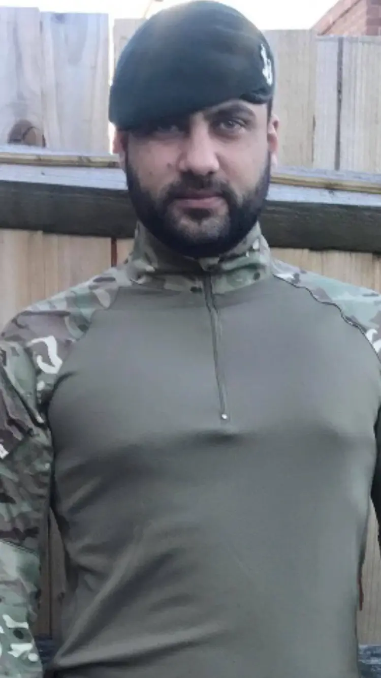 Craig Avatt in his Army uniform